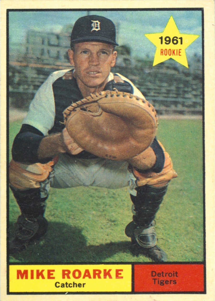 1961 Topps #376 Mike Roarke, Detroit Tigers