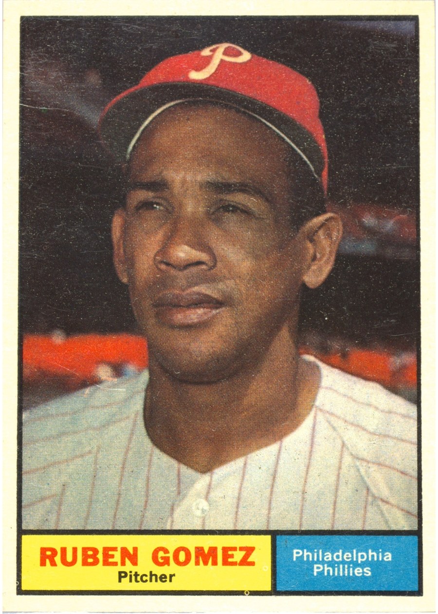 1961 Topps #377 Ruben Gomez, Philadelphia Phillies