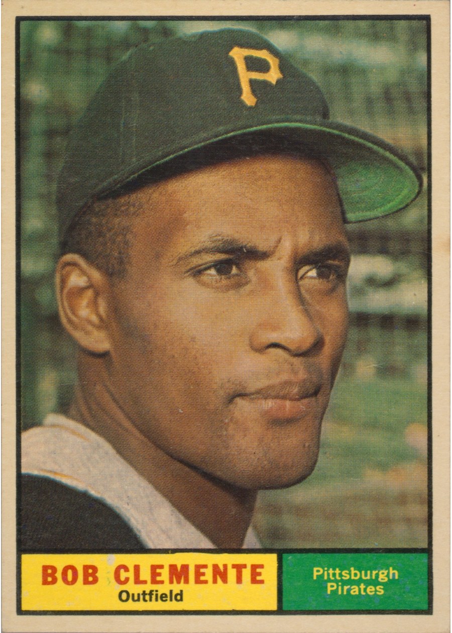 1961 Topps #388 Bob Clemente, Pittsburgh Pirates
