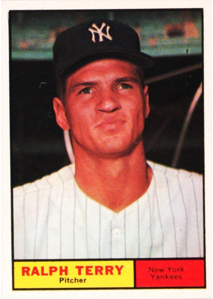 1961 Topps #389 Ralph Terry, New York Yankees