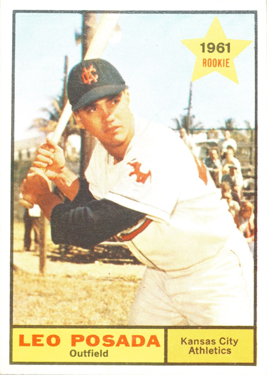 1961 Topps #39 Leo Posada, Kansas City Athletics