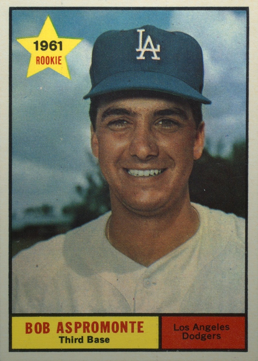 1961 Topps #396 Bob Aspromonte, Los Angeles Dodgers
