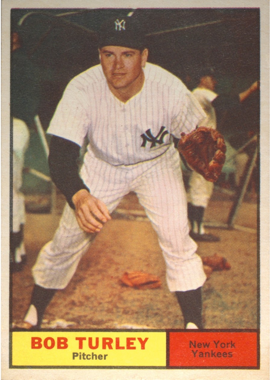 1961 Topps #40 Bob Turley, New York Yankees