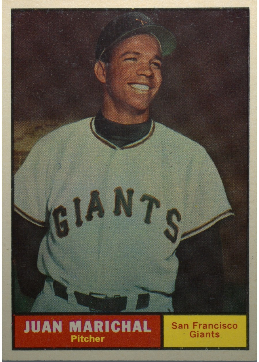 1961 Topps #417 Juan Marichal, San Francisco Giants