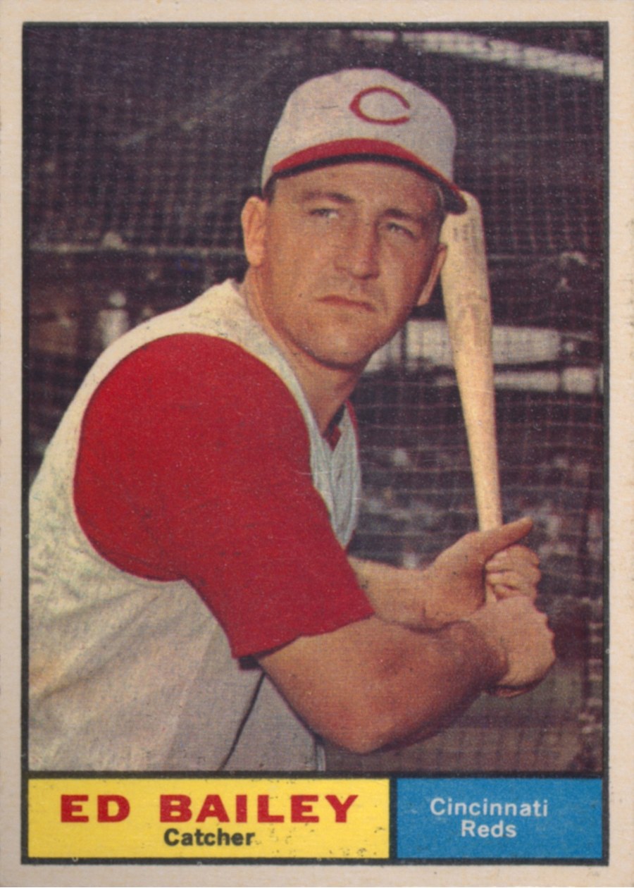 1961 Topps #418 Ed Bailey, Cincinnati Reds