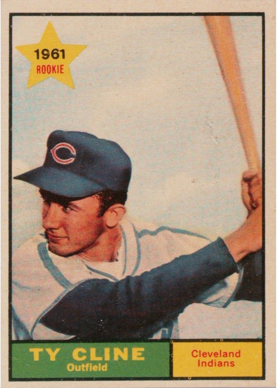 1961 Topps #421 Ty Cline, Cleveland Indians