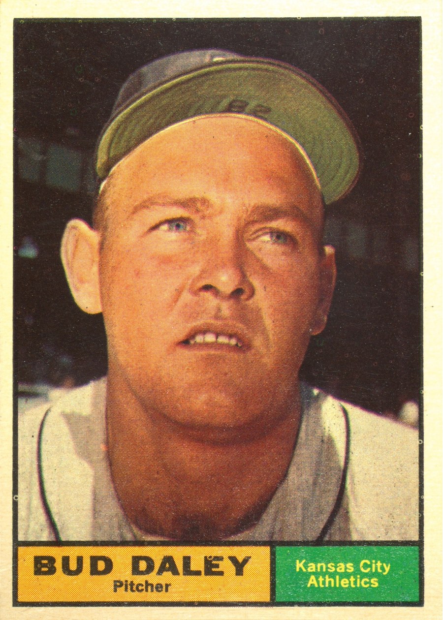 1961 Topps #422 Bud Daley, Kansas City Athletics