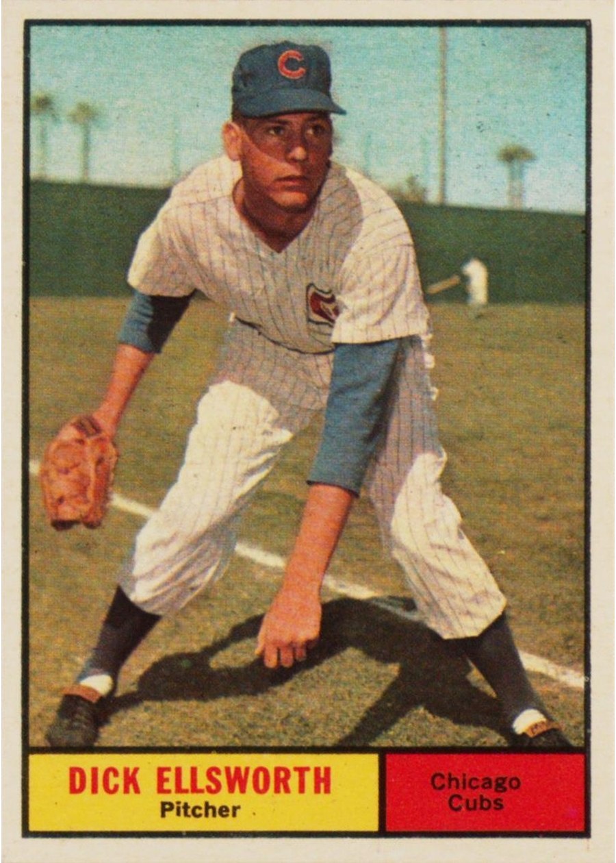 1961 Topps #427 Dick Ellsworth, Chicago Cubs