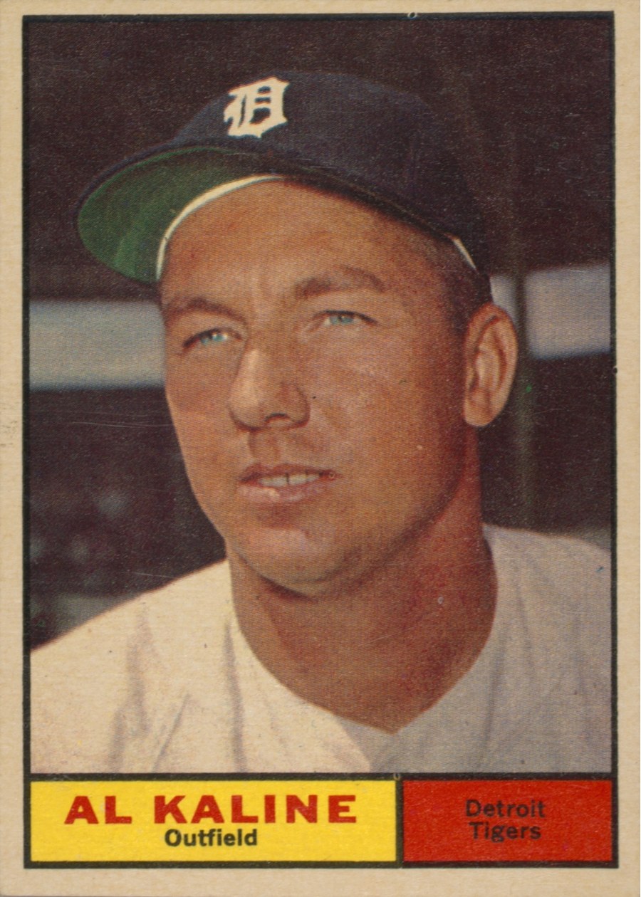1961 Topps #429 Al Kaline, Detroit Tigers