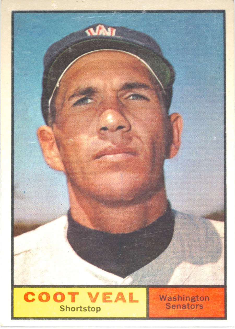 1961 Topps #432 Coot Veal, Washington Senators