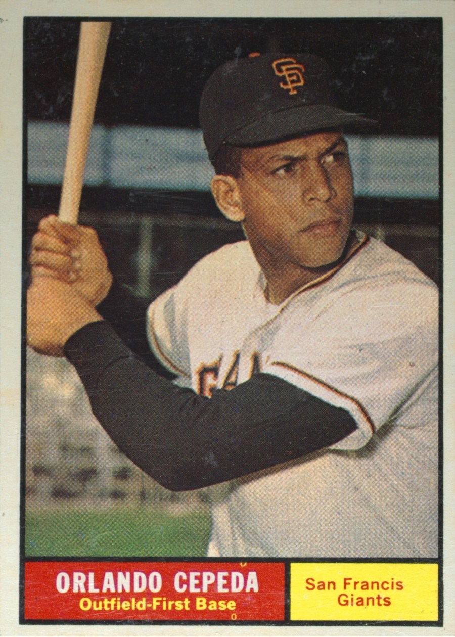 1961 Topps #435 Orlando Cepeda, San Francisco Giants