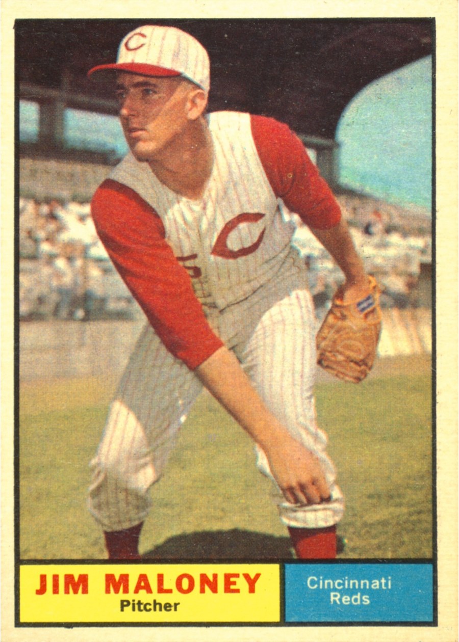 1961 Topps #436 Jim Maloney, Cincinnati Reds
