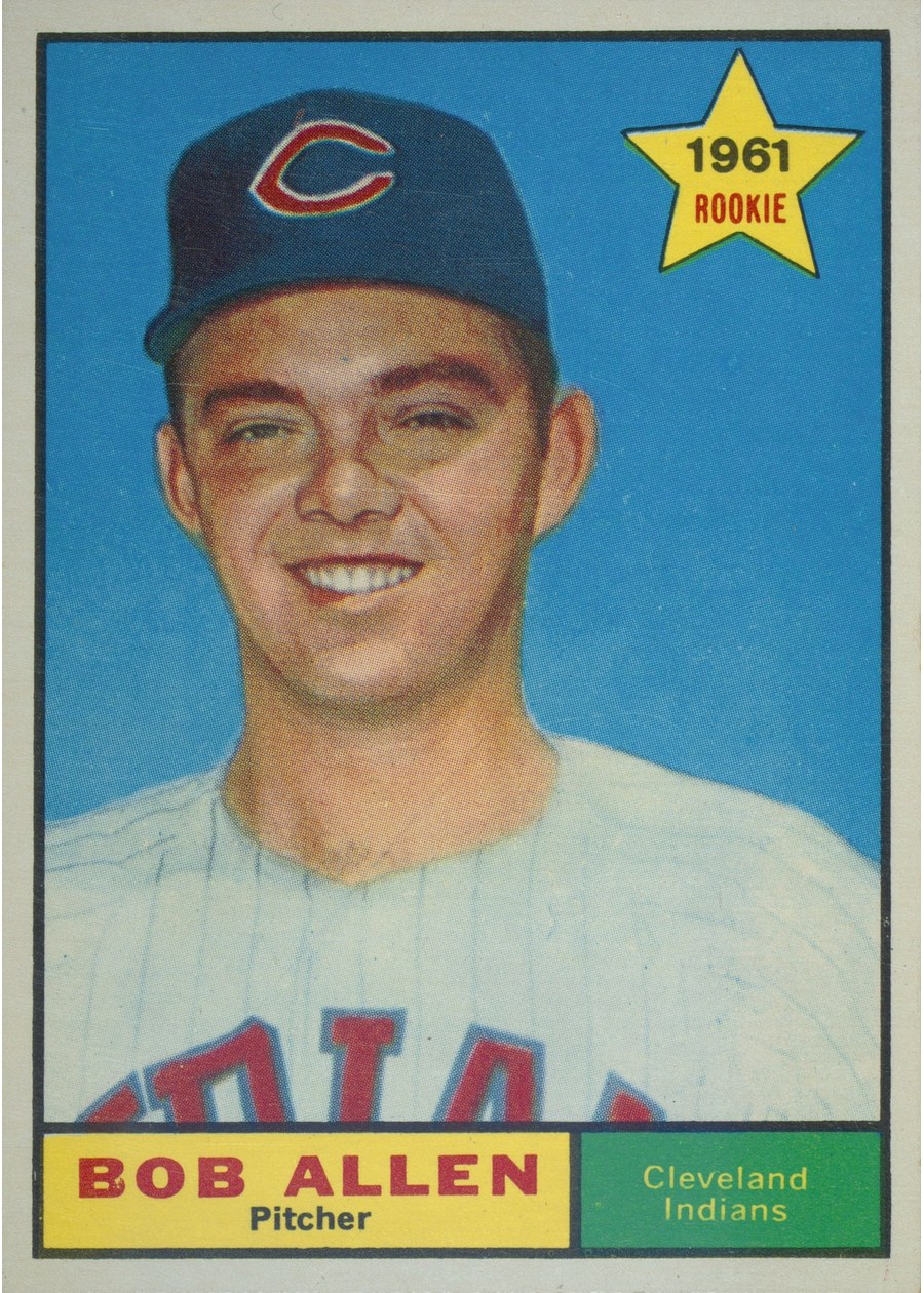 1961 Topps #452 Bob Allen, Cleveland Indians