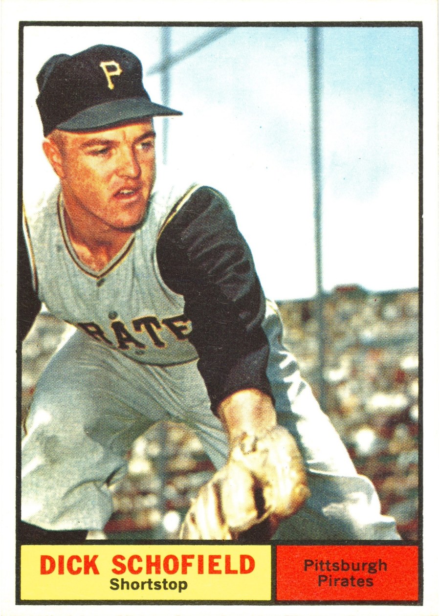 1961 Topps #453 Dick Schofield, Pittsburgh Pirates