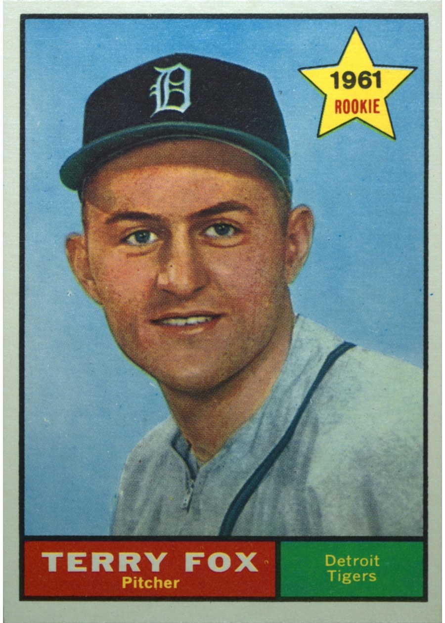 1961 Topps #459 Terry Fox, Detroit Tigers