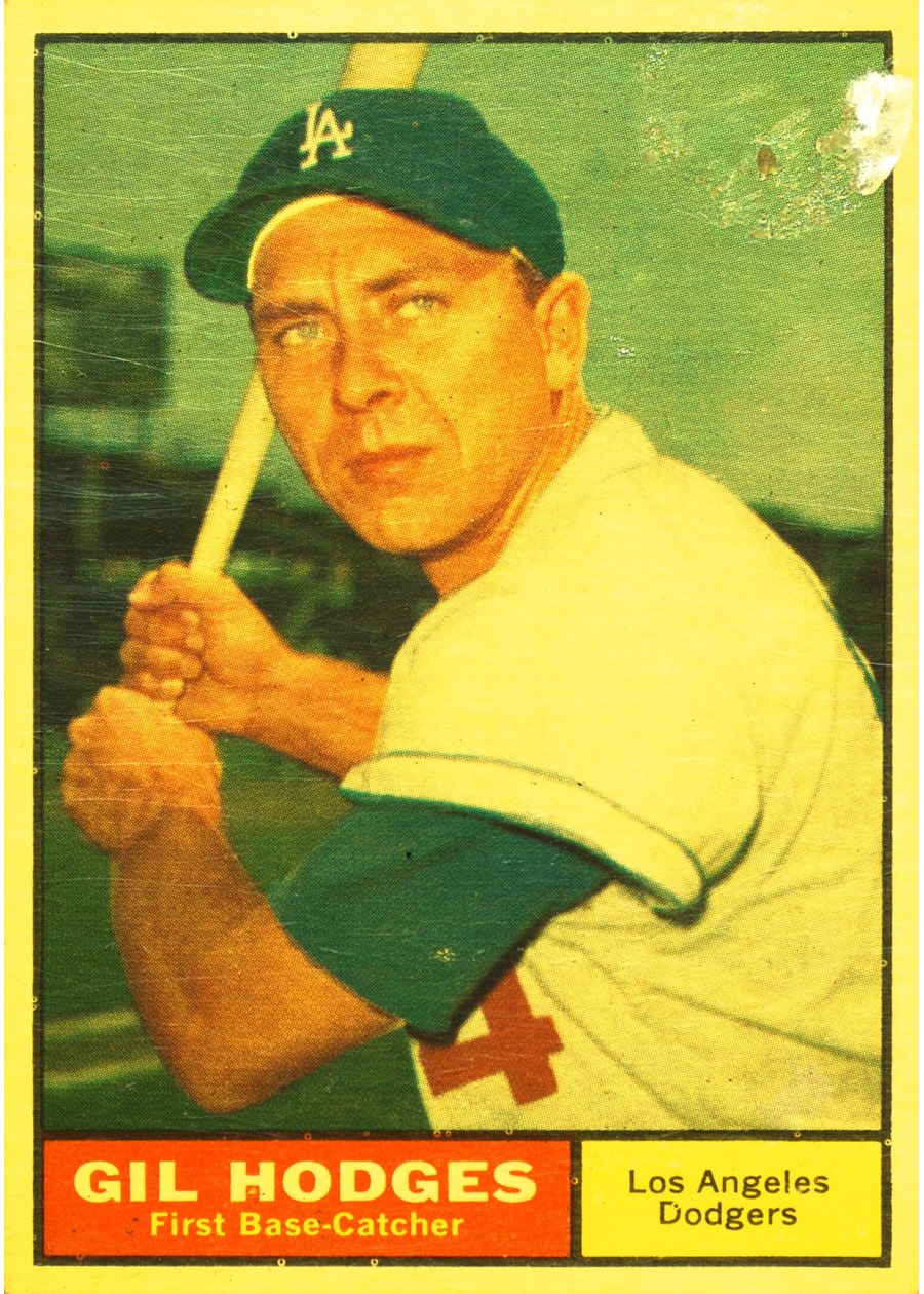 1961 Topps #460 Gil Hodges, Los Angeles Dodgers