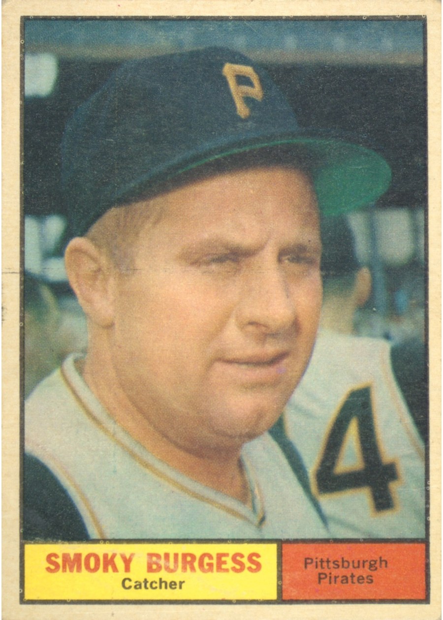 1961 Topps #461 Smoky Burgess, Pittsburgh Pirates