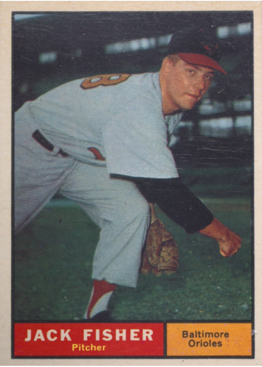 1961 Topps #463 Jack Fisher, Baltimore Orioles