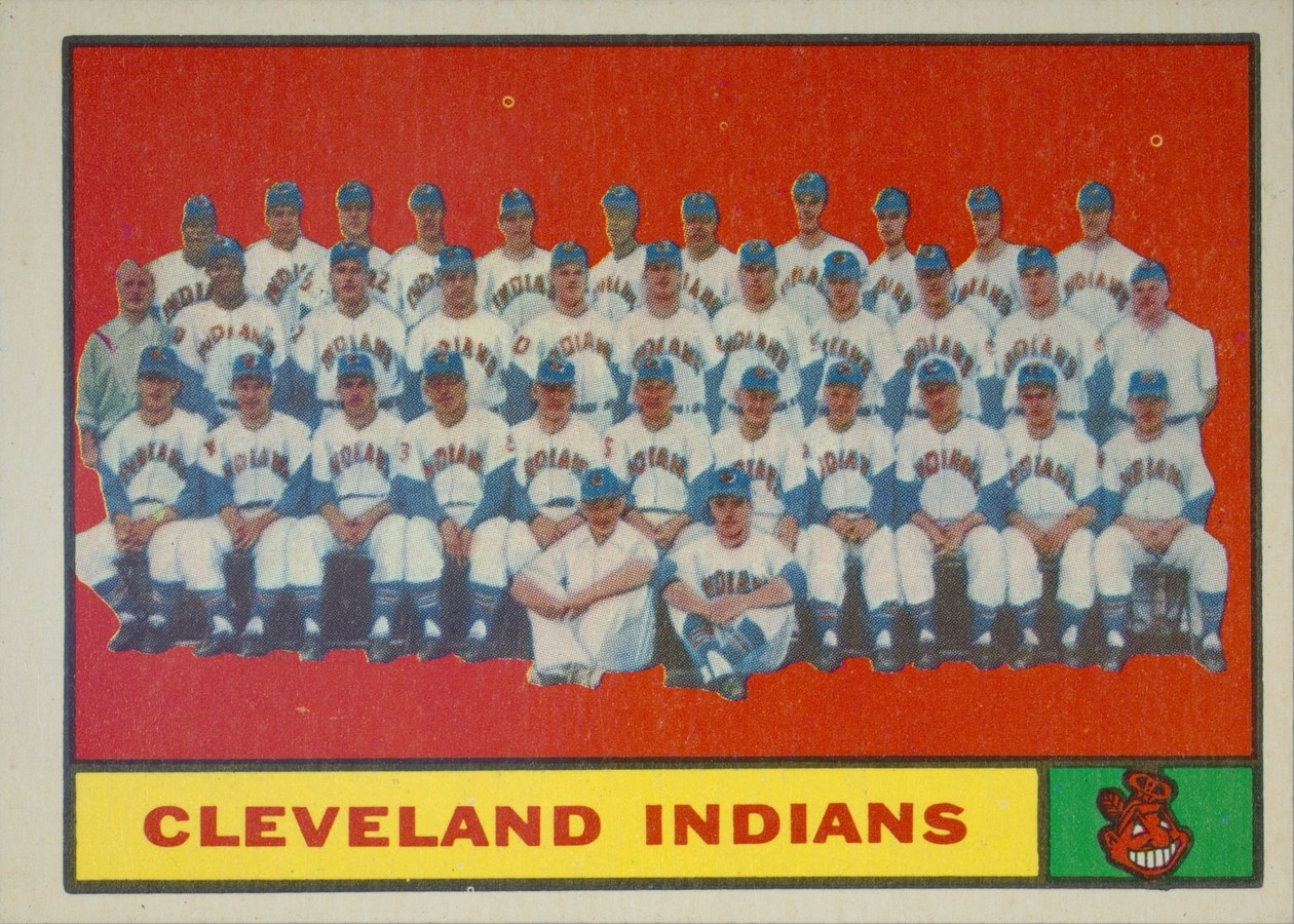 1961 Topps #467 Cleveland Indians Team