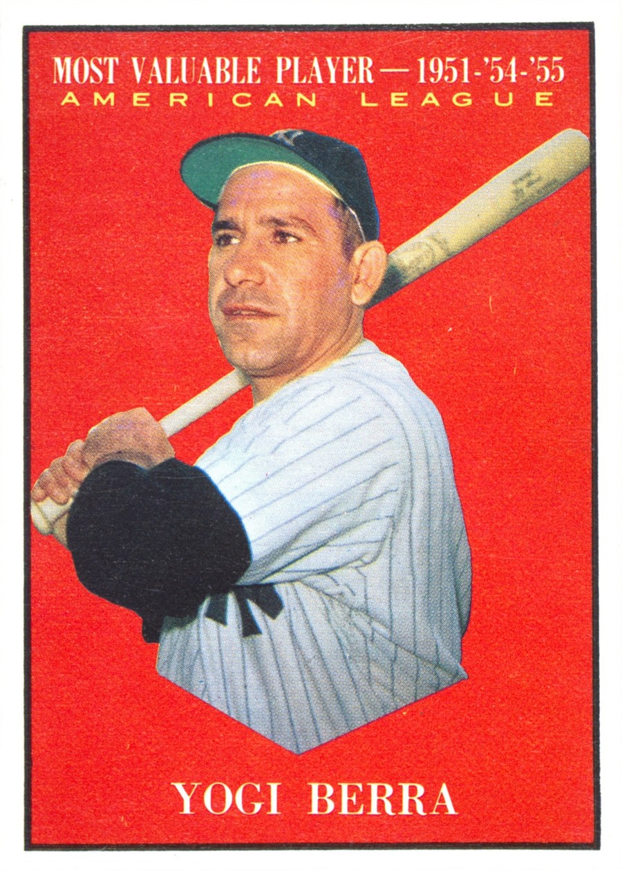 1961 Topps #472 Yogi Berra, New York Yankees