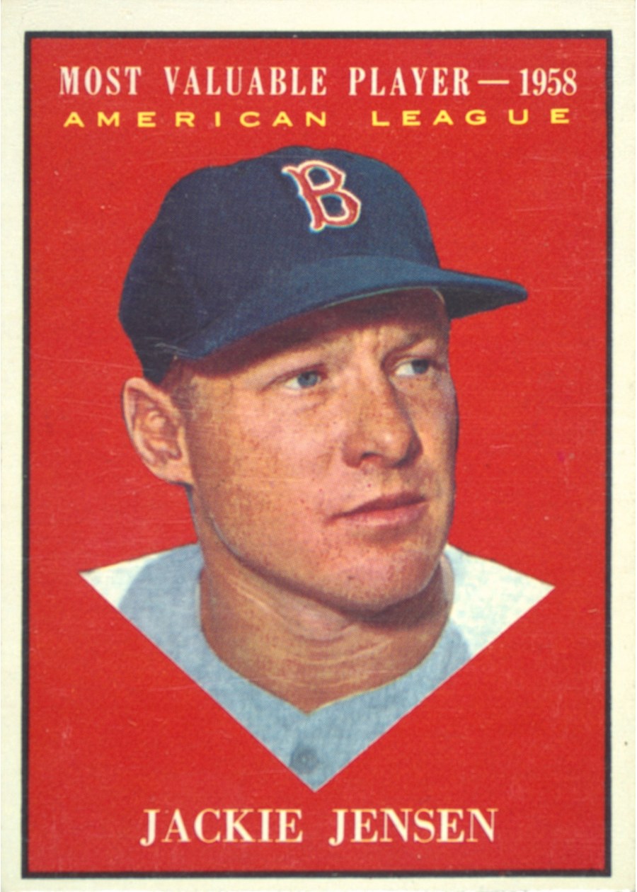 1961 Topps #476 Jackie Jensen, Boston Red Sox