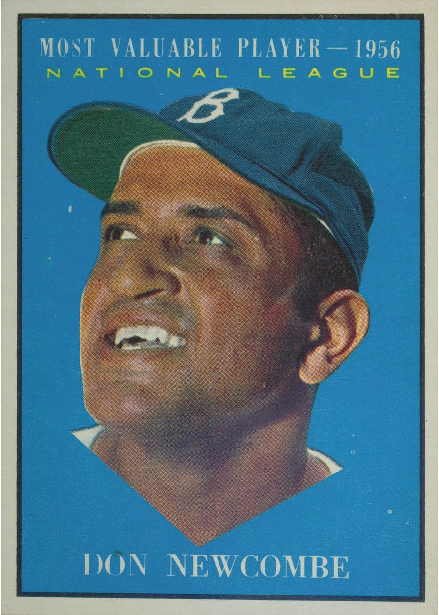 1961 Topps #483 Don Newcombe, Brooklyn Dodgers