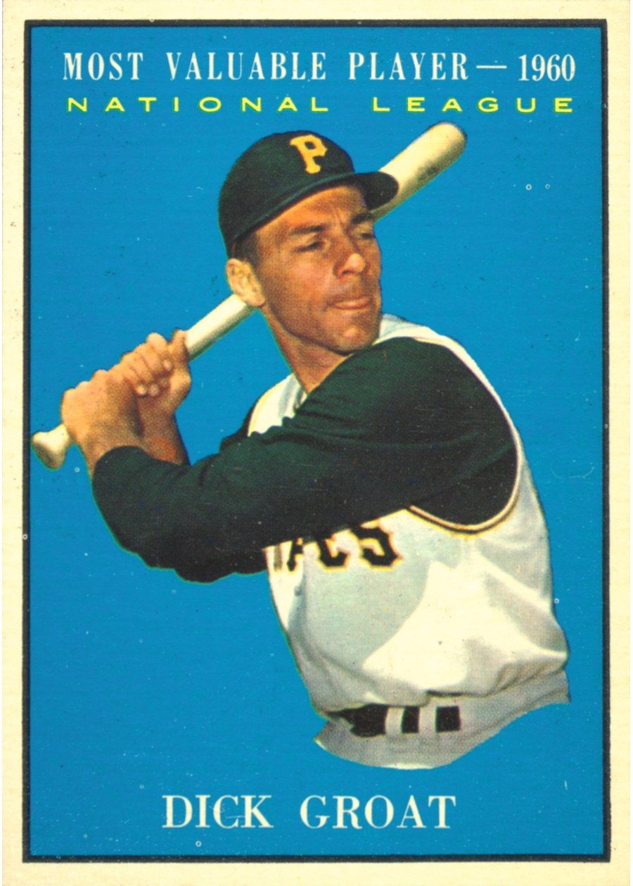 1961 Topps #486 Dick Groat, Pittsburgh Pirates