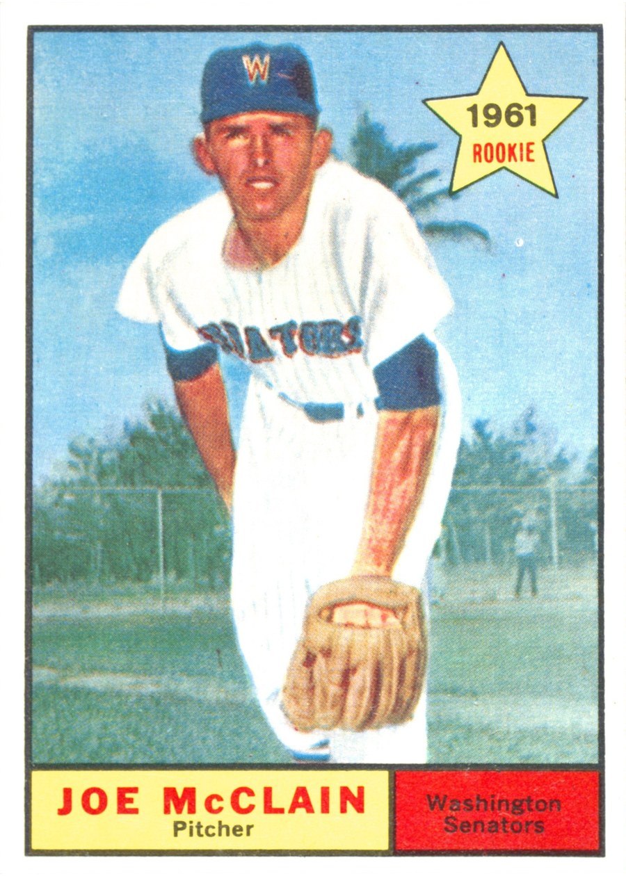 1961 Topps #488 Joe McClain, Washington Senators
