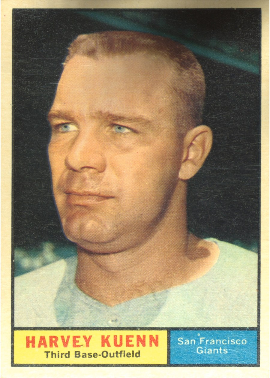 1961 Topps #500 Harvey Kuenn, San Francisco Giants