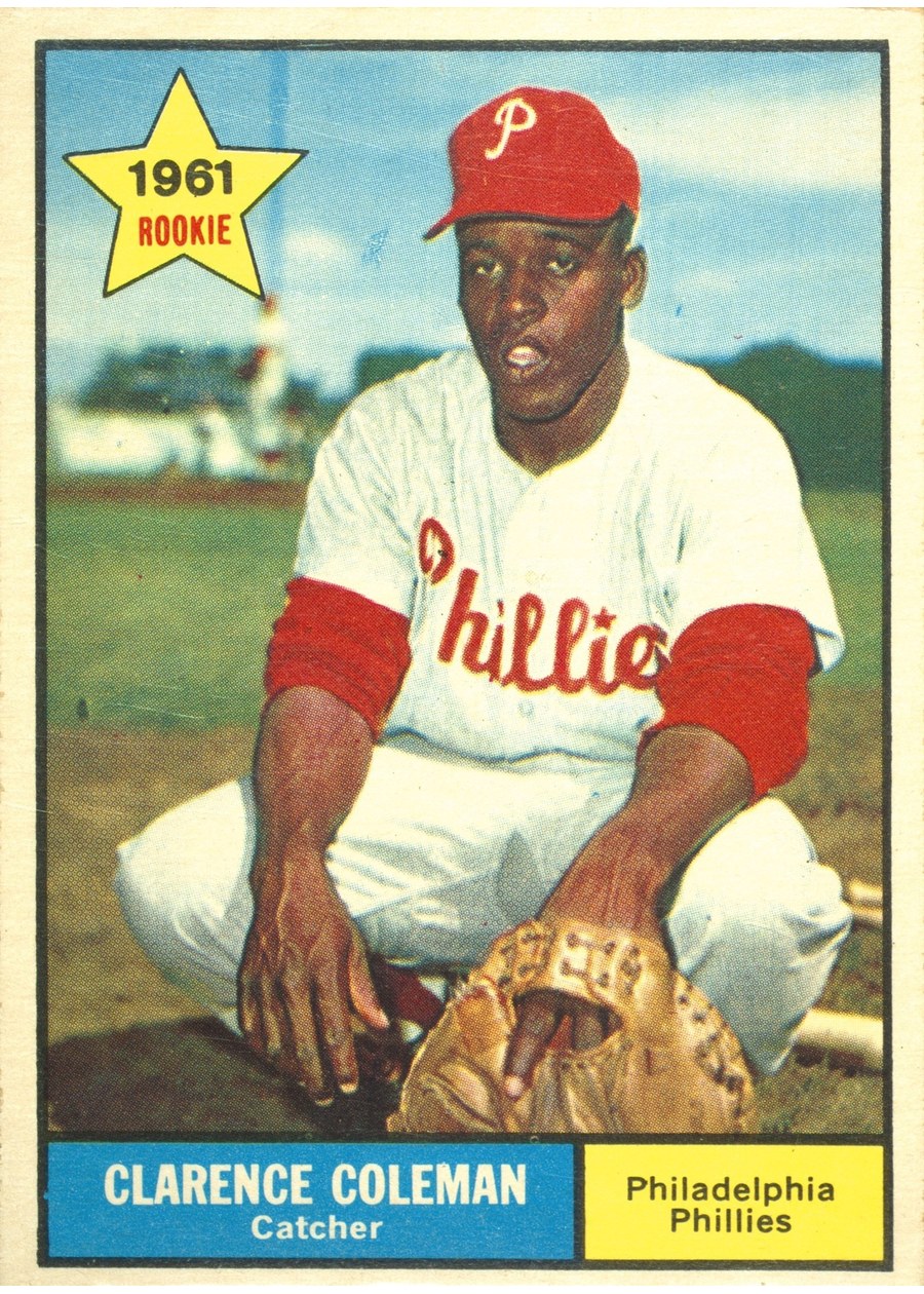 1961 Topps #502 Clarence Coleman, Philadelphia Phillies