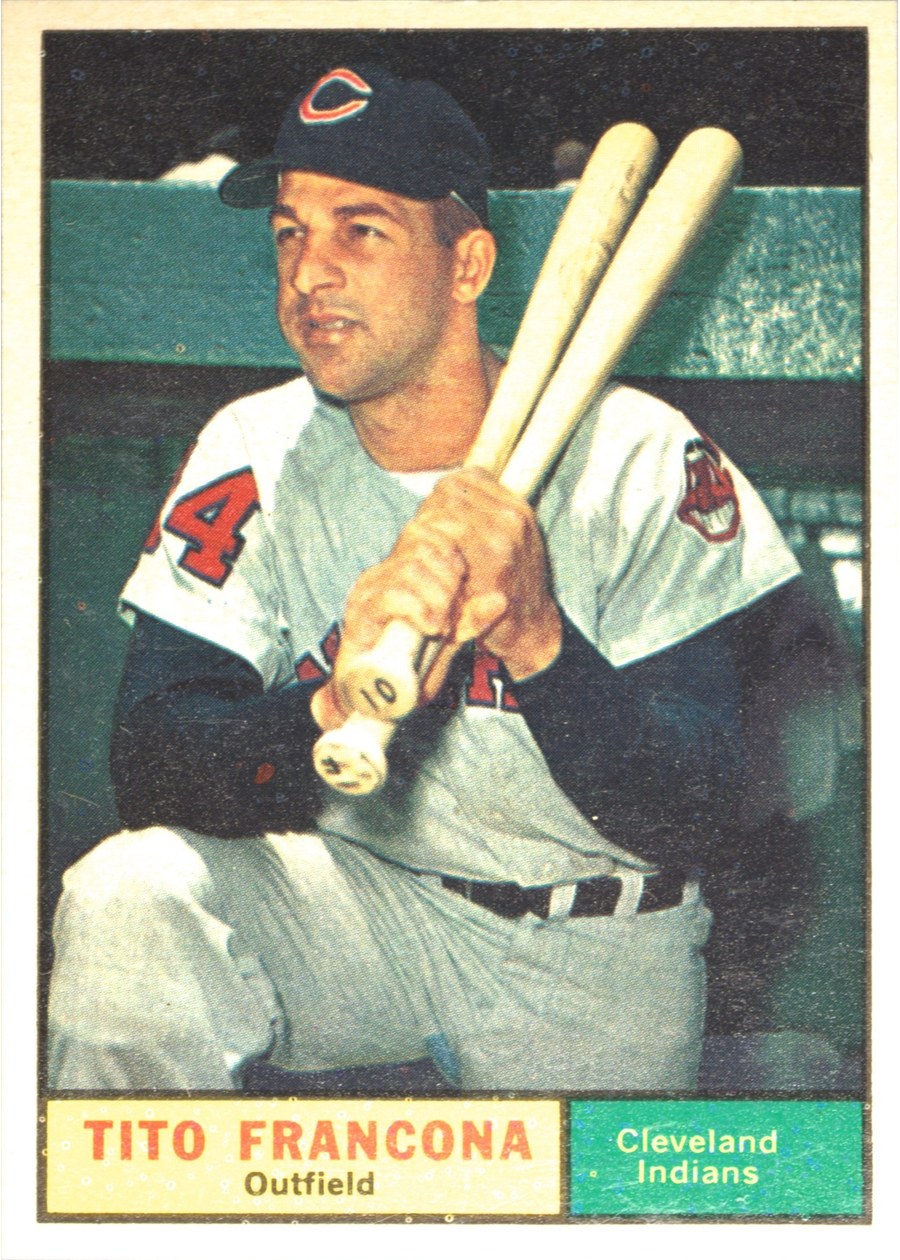 1961 Topps #503 Tito Francona, Cleveland Indians