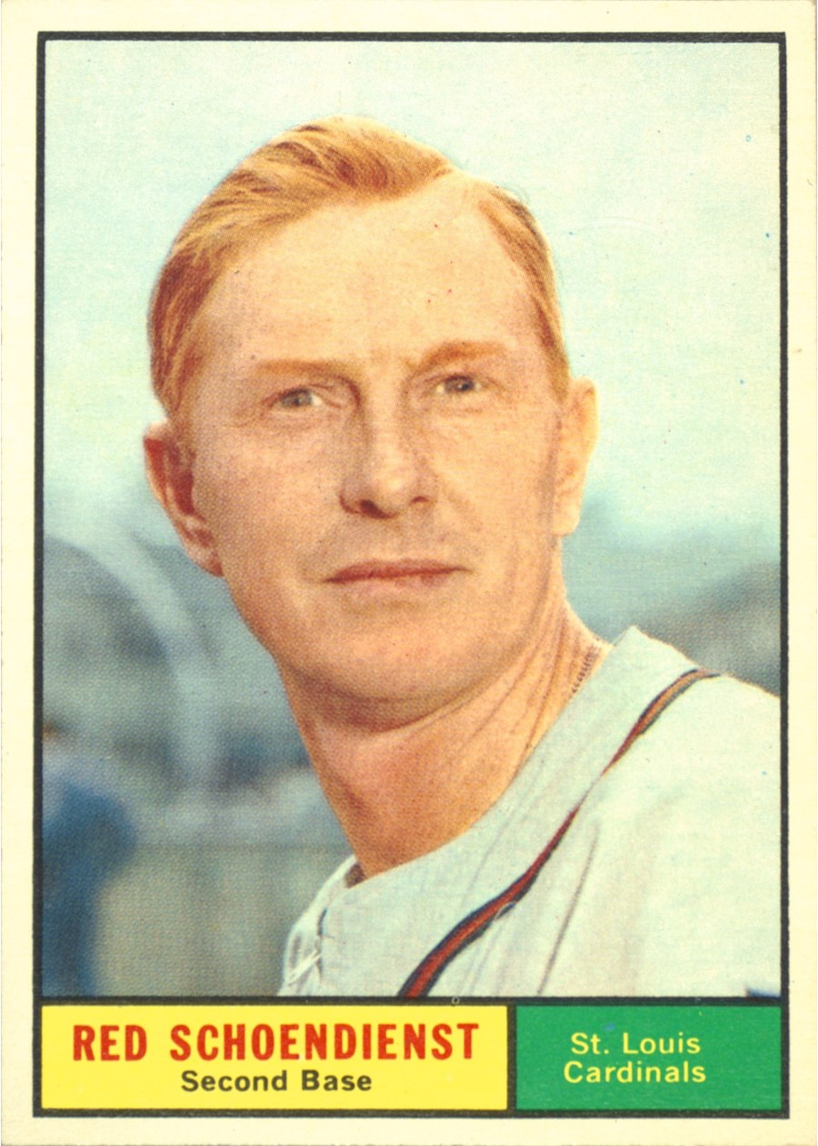 1961 Topps #505 Red Schoendienst, St. Louis Cardinals