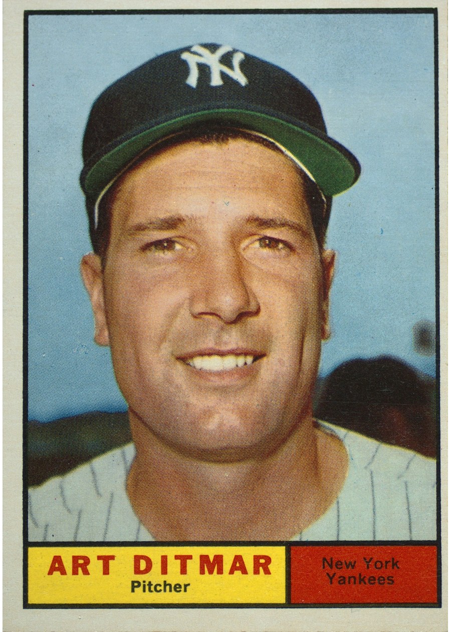 1961 Topps #510 Art Ditmar, New York Yankees