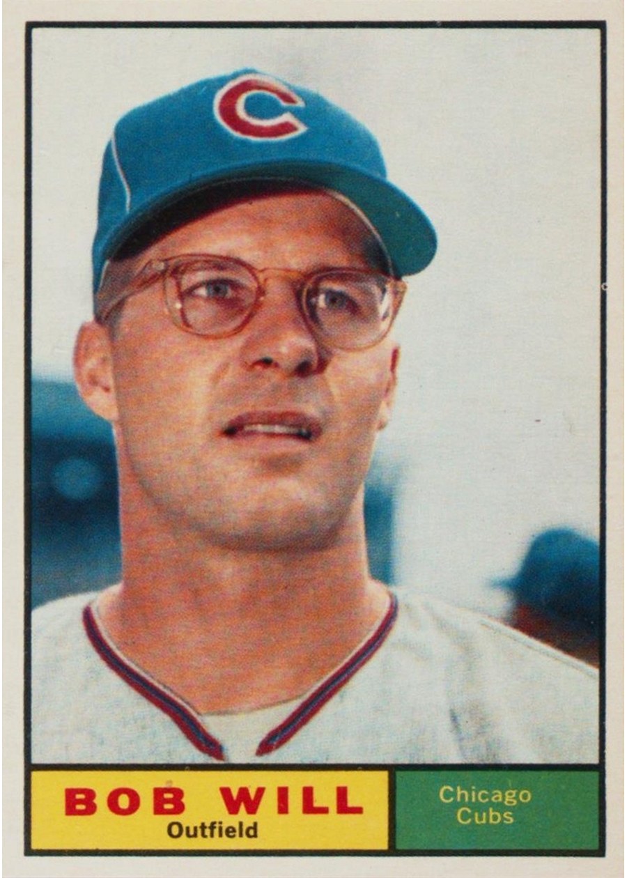1961 Topps #512 Bob Will, Chicago Cubs