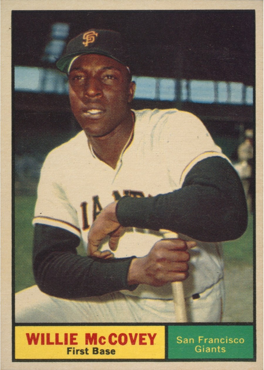 1961 Topps #517 Willie McCovey, San Francisco Giants