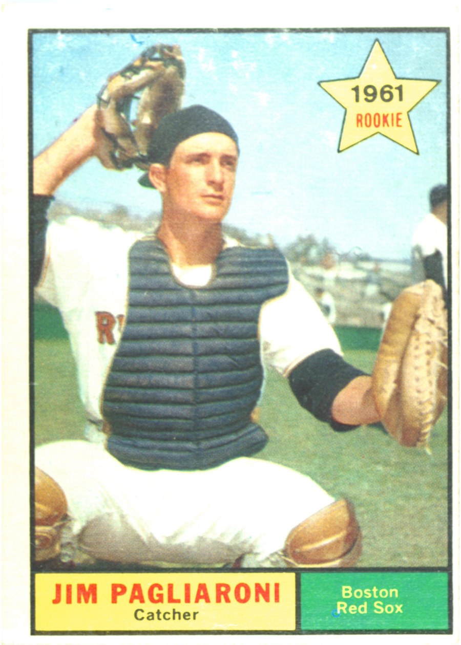 1961 Topps #519 Jim Pagliaroni, Boston Red Sox