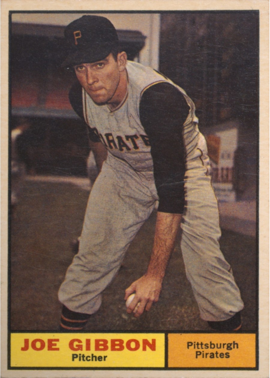 1961 Topps #523 Joe Gibbon, Pittsburgh Pirates