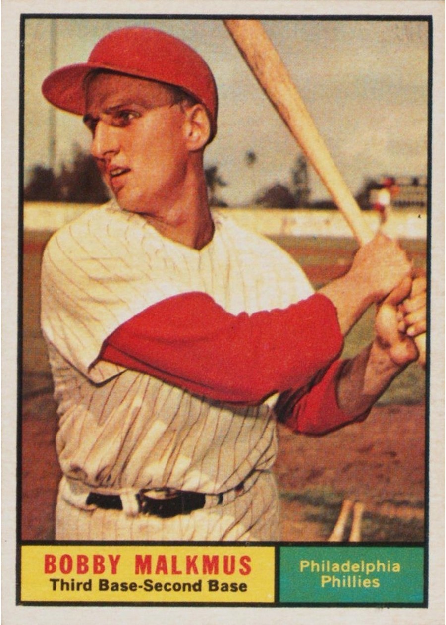 1961 Topps #530 Bobby Malkmus, Philadelphia Phillies