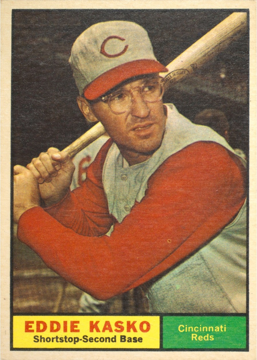 1961 Topps #534 Eddie Kasko, Cincinnati Reds
