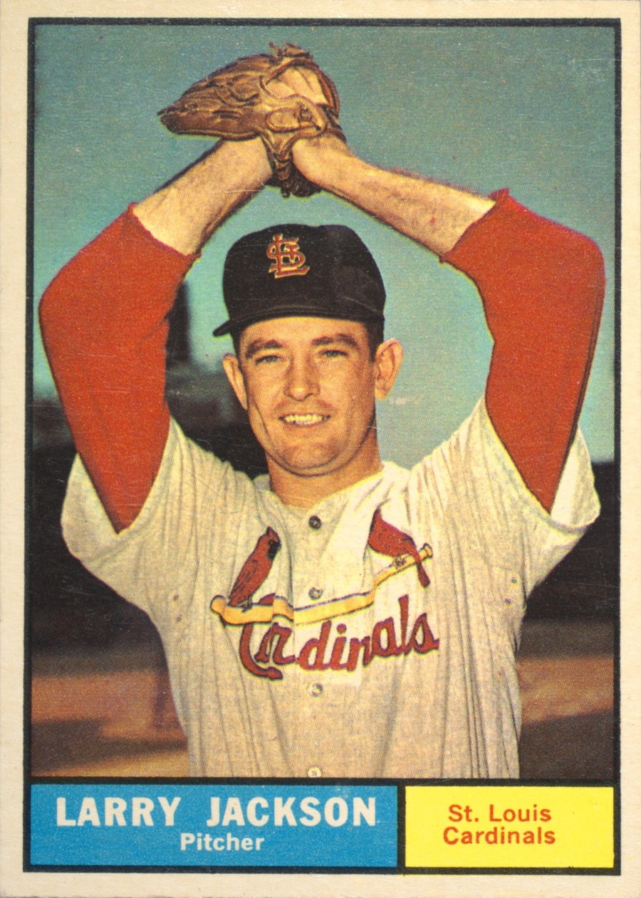 1961 Topps #535 Larry Jackson, St. Louis Cardinals