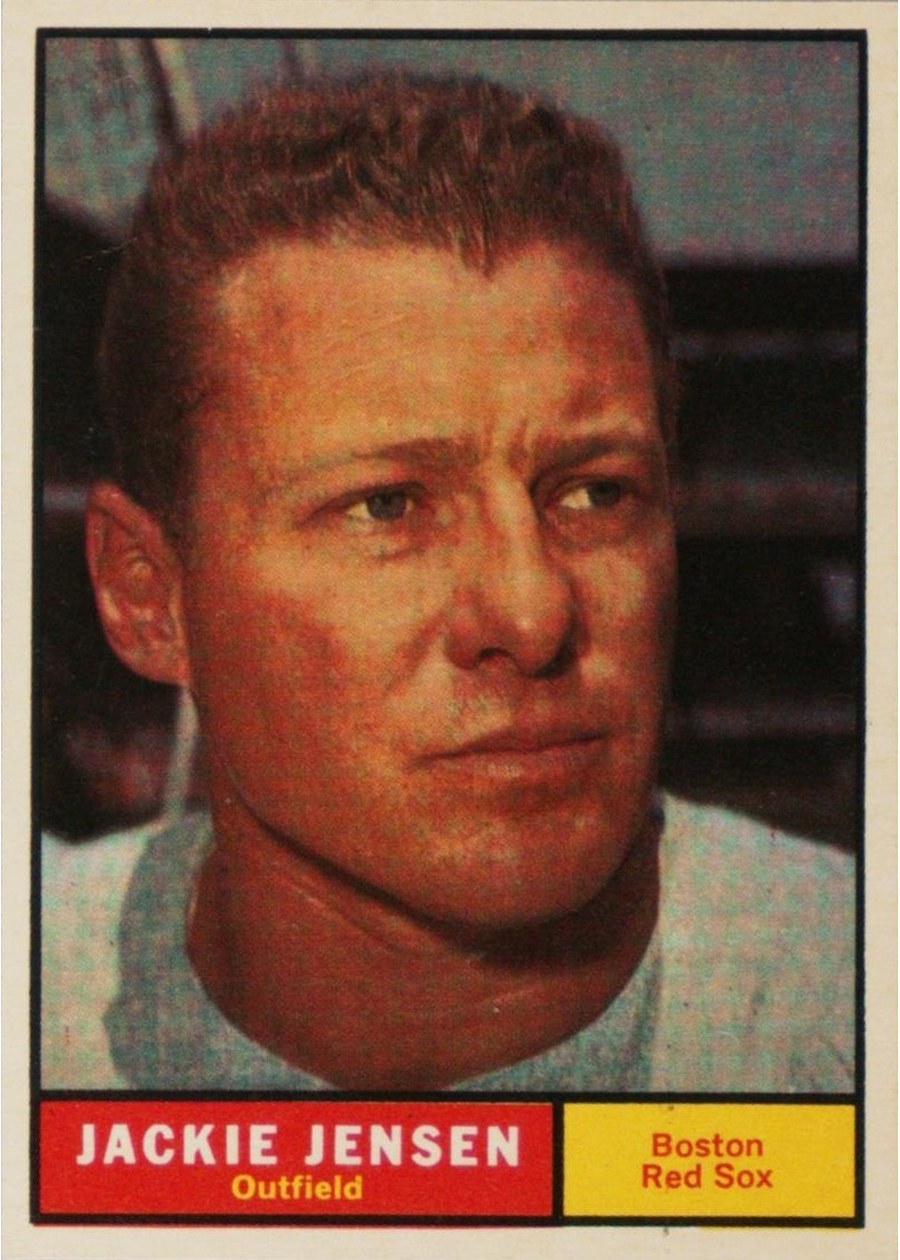 1961 Topps #540 Jackie Jensen, Boston Red Sox