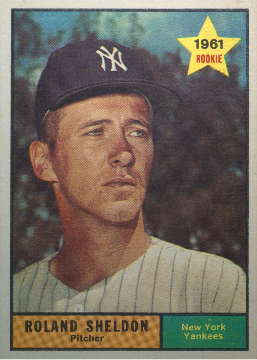 1961 Topps #541 Roland Sheldon, New York Yankees