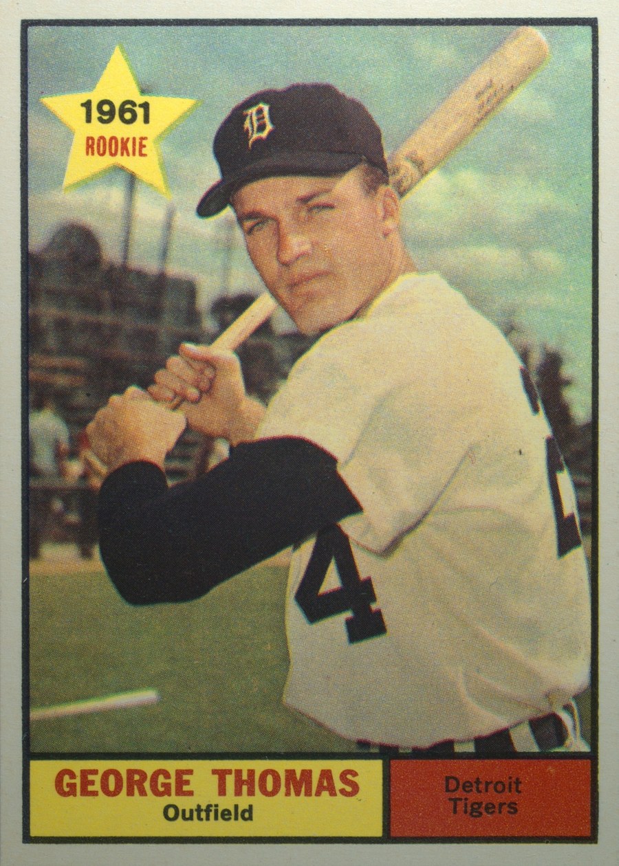1961 Topps #544 George Thomas, Detroit Tigers