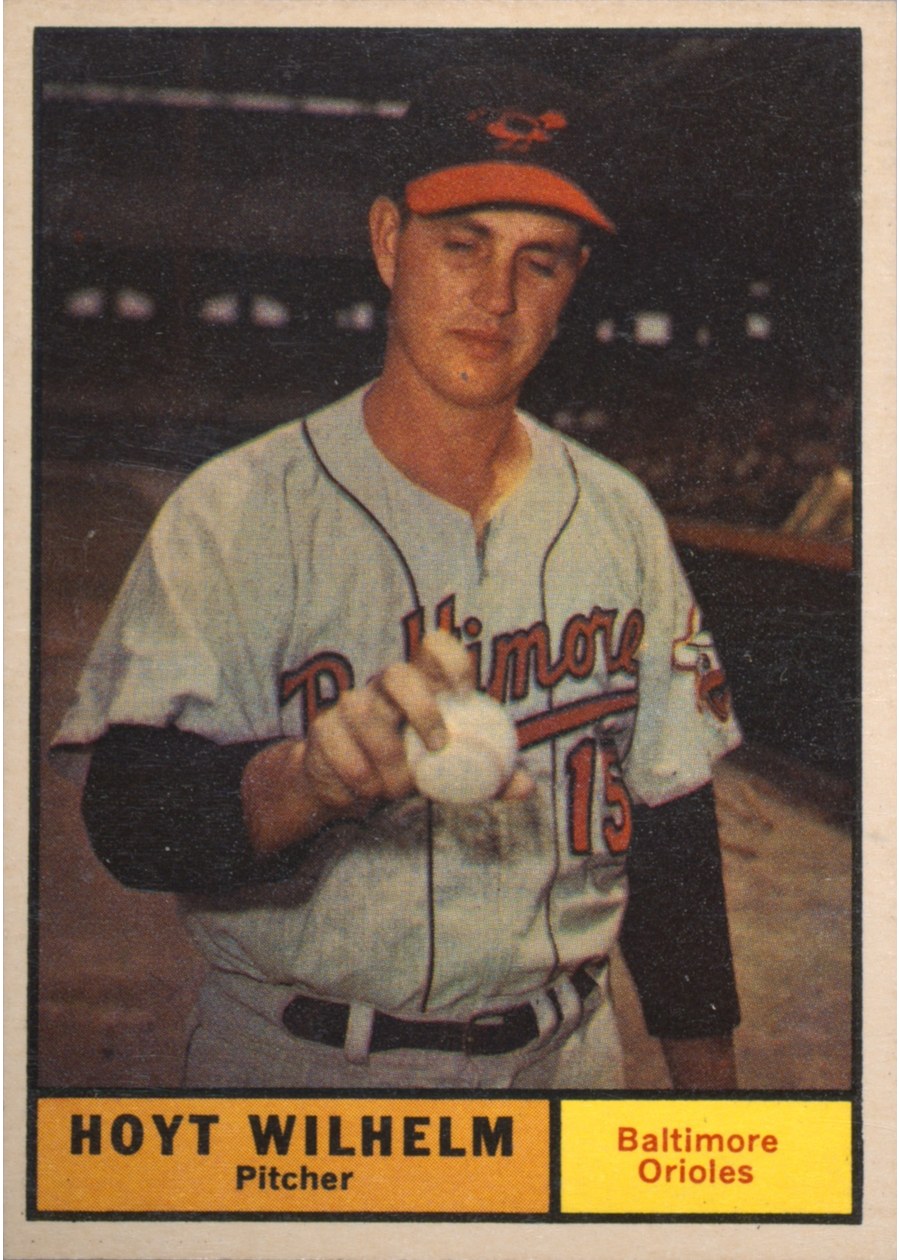 1961 Topps #545 Hoyt Wilhelm, Baltimore Orioles