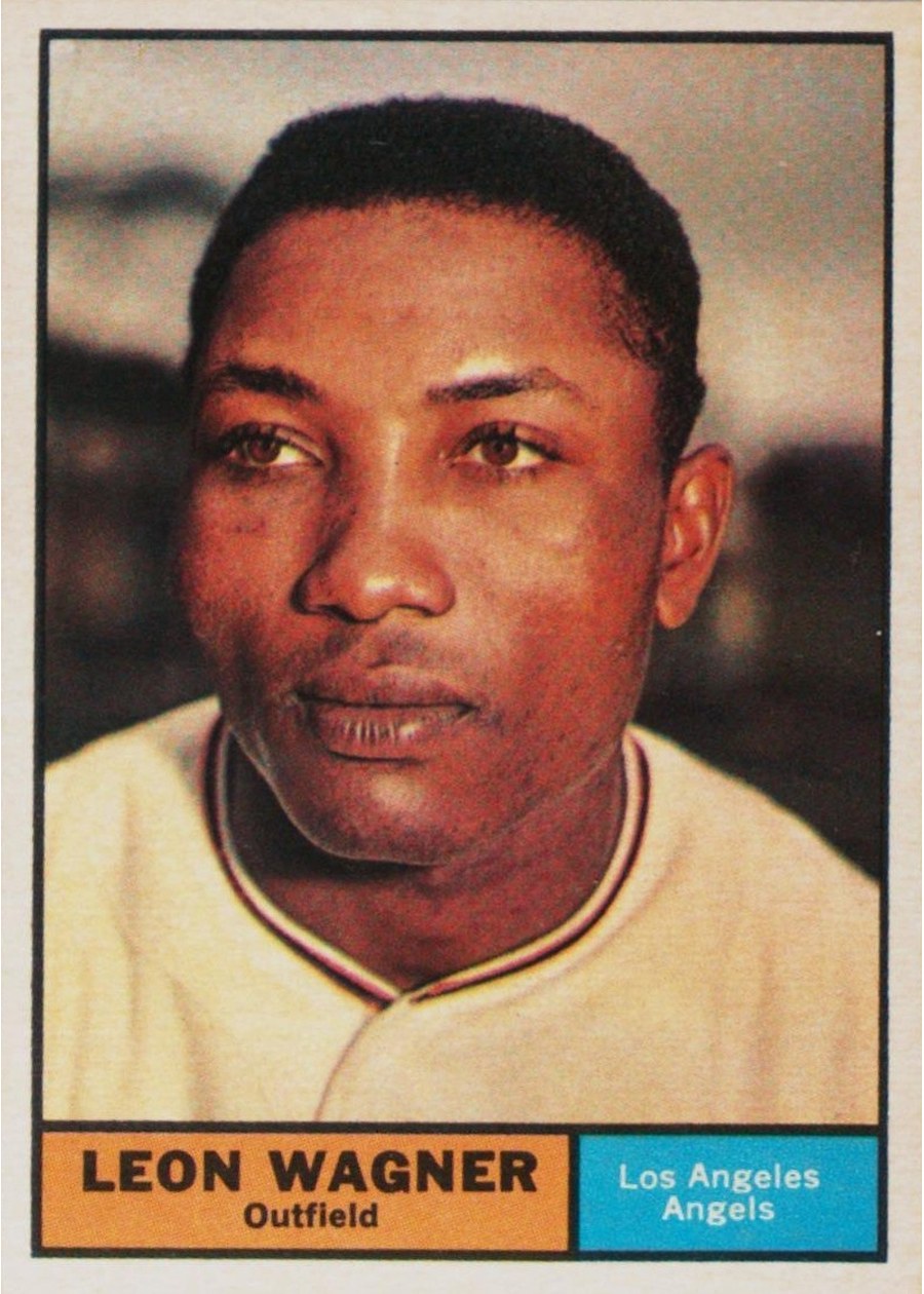 1961 Topps #547 Leon Wagner, Los Angeles Angels