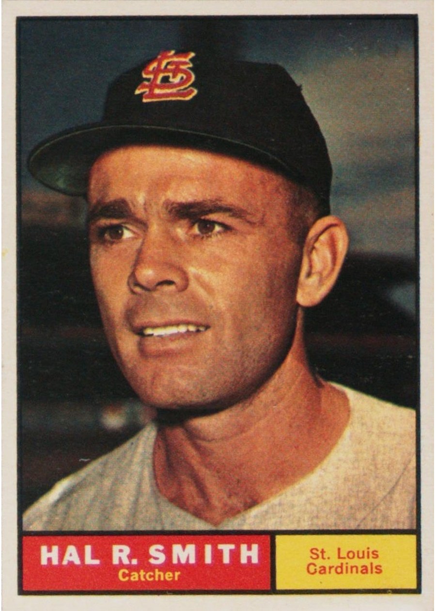1961 Topps #549 Hal R. Smith, St. Louis Cardinals