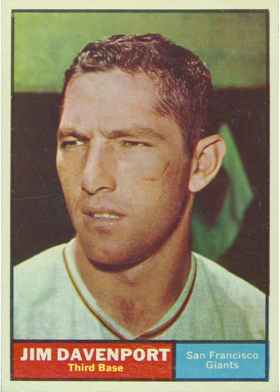 1961 Topps #55 Jim Davenport, San Francisco Giants