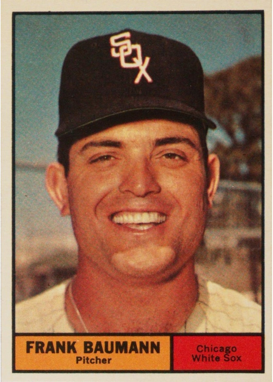 1961 Topps #550 Frank Baumann, Chicago White Sox