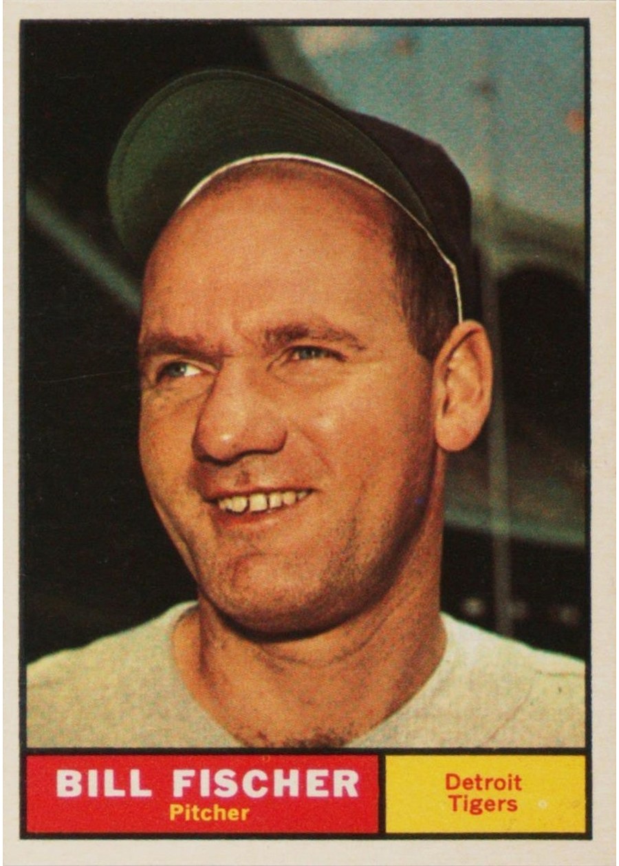 1961 Topps #553 Bill Fischer, Detroit Tigers