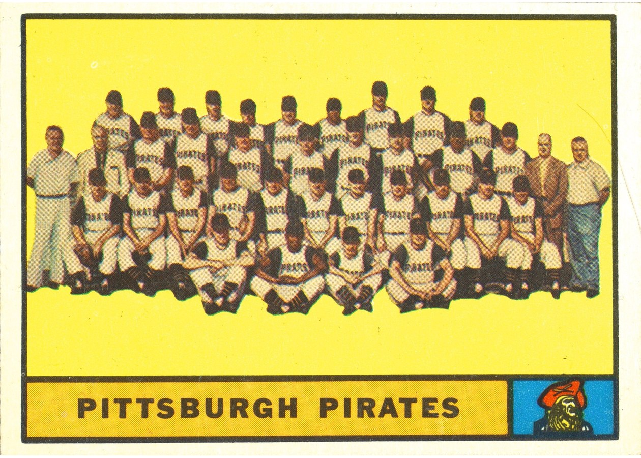 1961 Topps #554 Pittsburgh Pirates Team